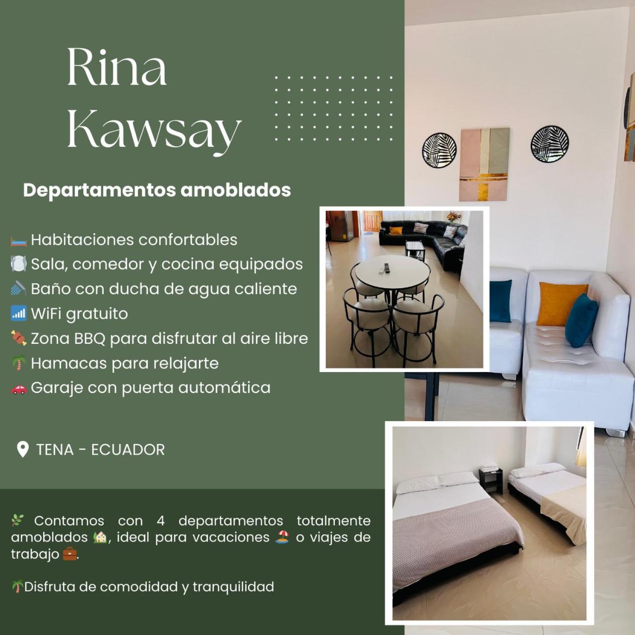 Rinakawsay - Viveviajando Hermoso Penthouse Completamente Amoblado En Tena Appartement Buitenkant foto